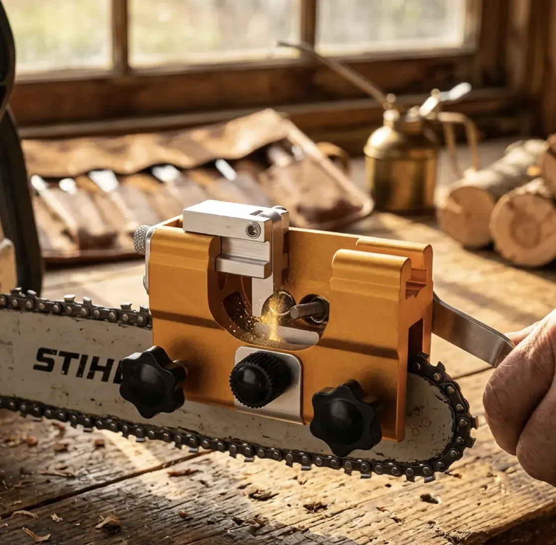 Klampero – Chainsaw Chain Sharpener